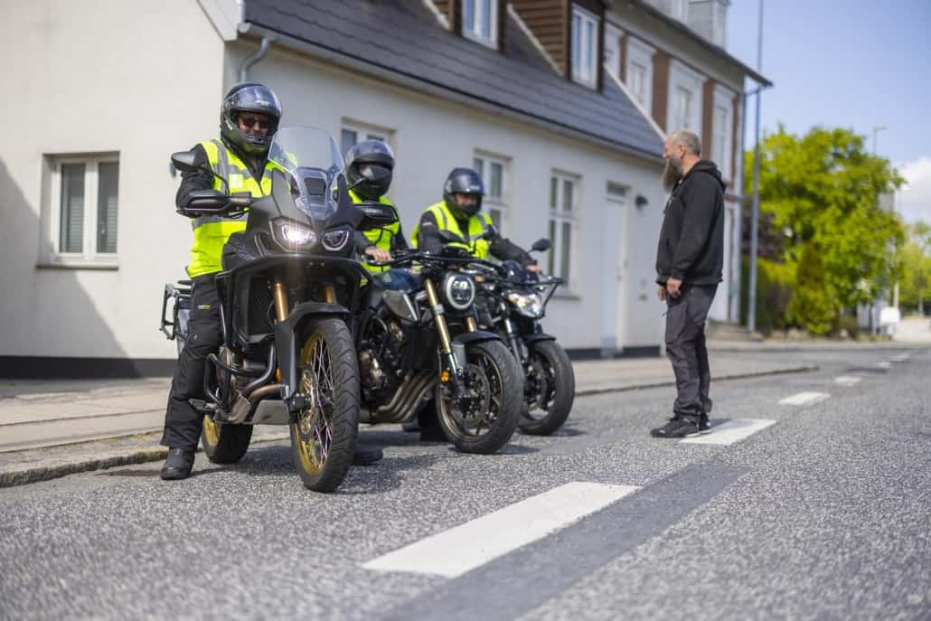 Motorcykler på vej